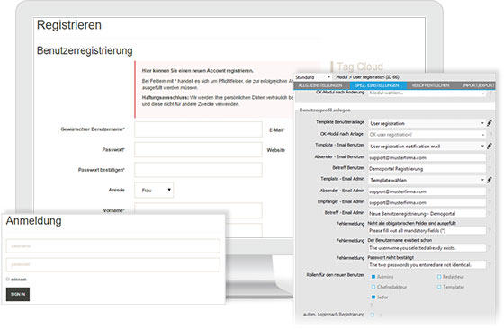 Thumbs up for the contentXXL Intranet and Extranet CMS
